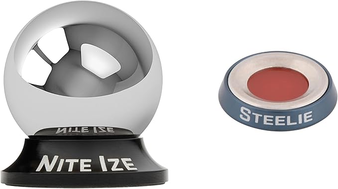Nite Ize Steelie Original Dash Kit - Magnetic Phone Mount for Car Dashboard - Car Phone Holder with Strong Steelie Magnet & 3M VHB Adhesive