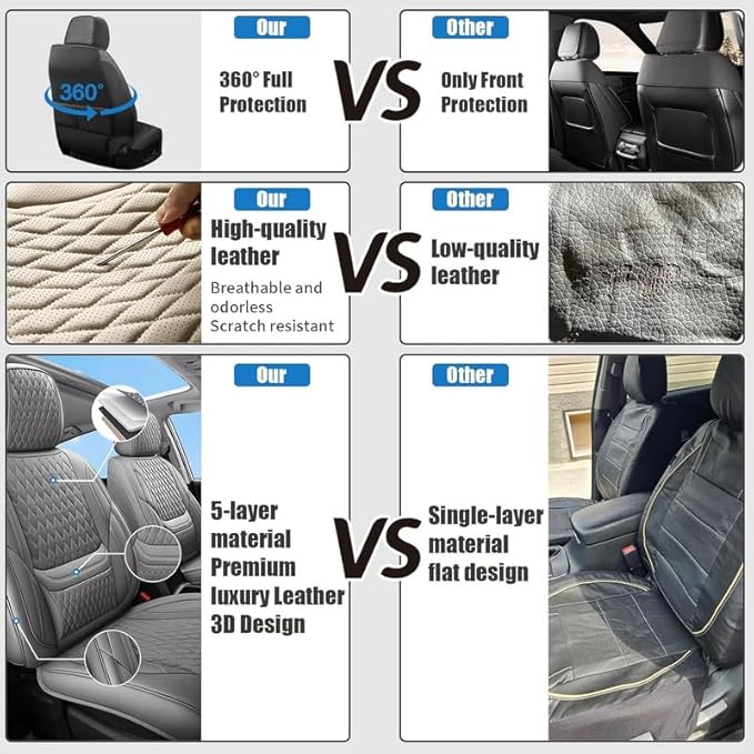 Car Seat Covers Full Set Custom Fit for Buick Regal 2009-2020 - Premium Faux Leather with Lumbar Support | Breathable, Waterproof, Anti-Slip, Durable (Pink,Full Set)