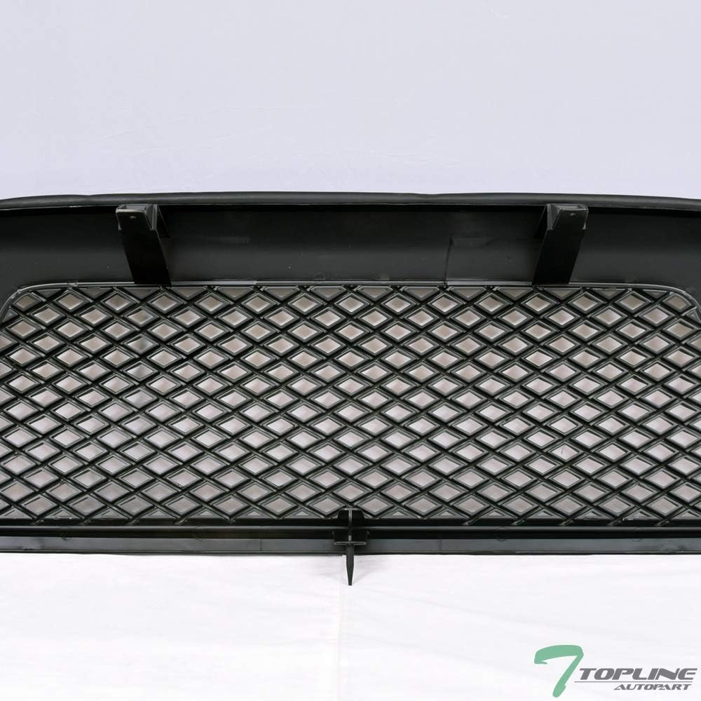 Matte Black Dragon Mesh Front Hood Bumper Grill Grille Gurad Guard ABS Compatible With 05-11 Toyota Tacoma