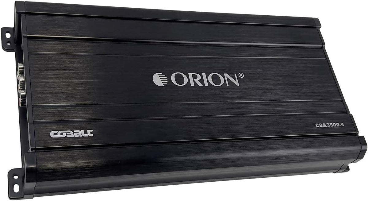 Orion Cobalt Series CBA3500 4 High Efficiency 4-Channel Class A/B Amplifier for Car Audio Stereo - 3500W High Output, 2/4 Ohm Stable, Adjustable Low/High Pass, Bass Boost, MOSFET Power Supply