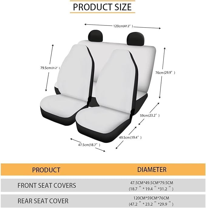 FKELYI Dolphin Universal Auto Seat Covers and Steering Wheel Protector, Car Gear Shifter Knob and Handbrake Cover, Headrest Covers, Cup Coasters