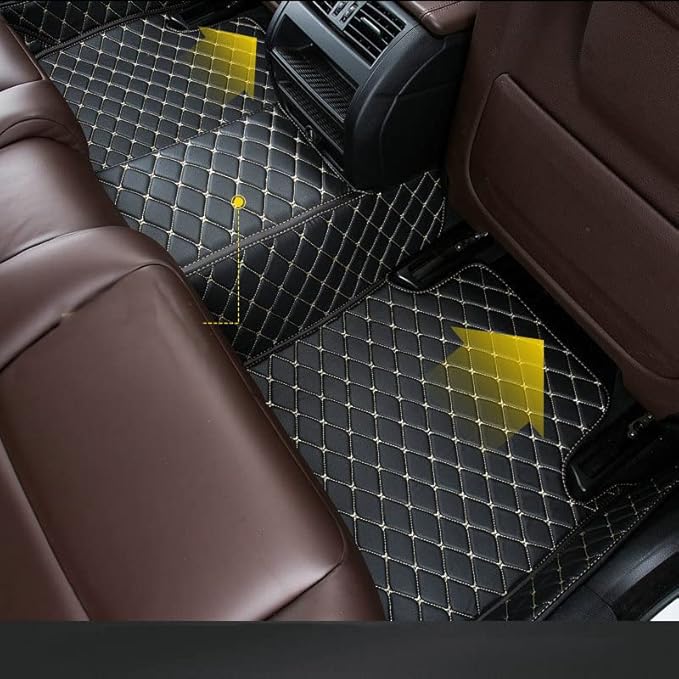 Car Floor Mats Automotive Floor Mats Vehicle Specific All Weather Protection Custom Compatible with Most of 98% Cars SUVs (Green)