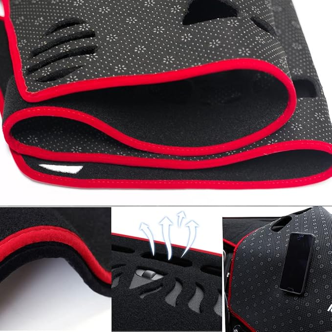 for Buick Verano 2022-2023 Dashboard Cover,Dash Board mat,Car dashmat Dashboard Covers,Interior Dash Board Cover mat,Red