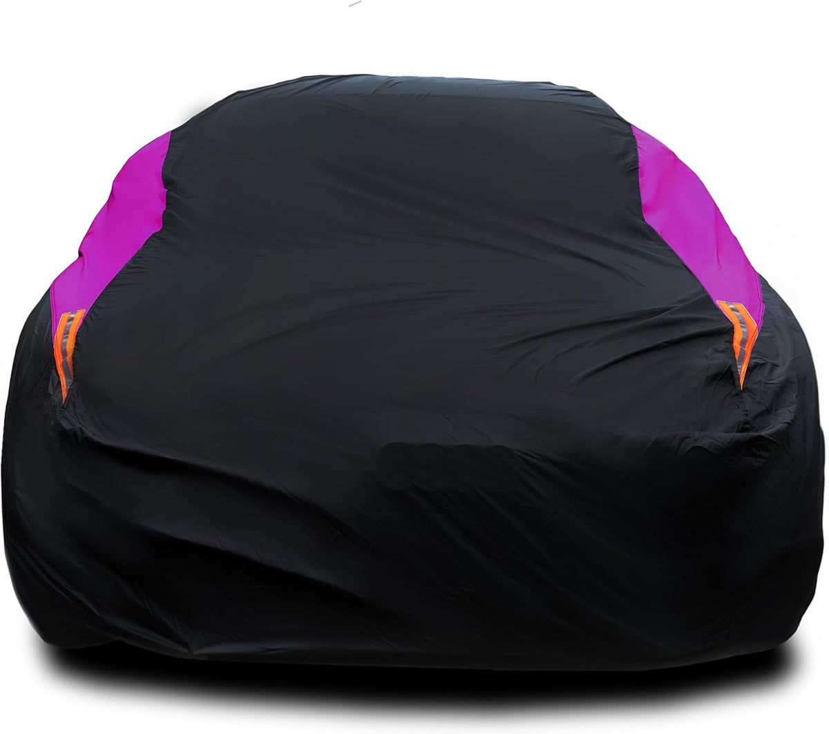 MORNYRAY Waterproof Car Cover All Weather Snowproof UV Protection Windproof Outdoor Full car Cover, Universal Fit for Sedan (Purple, A3-Fit Sedan Length(178-185 inch)