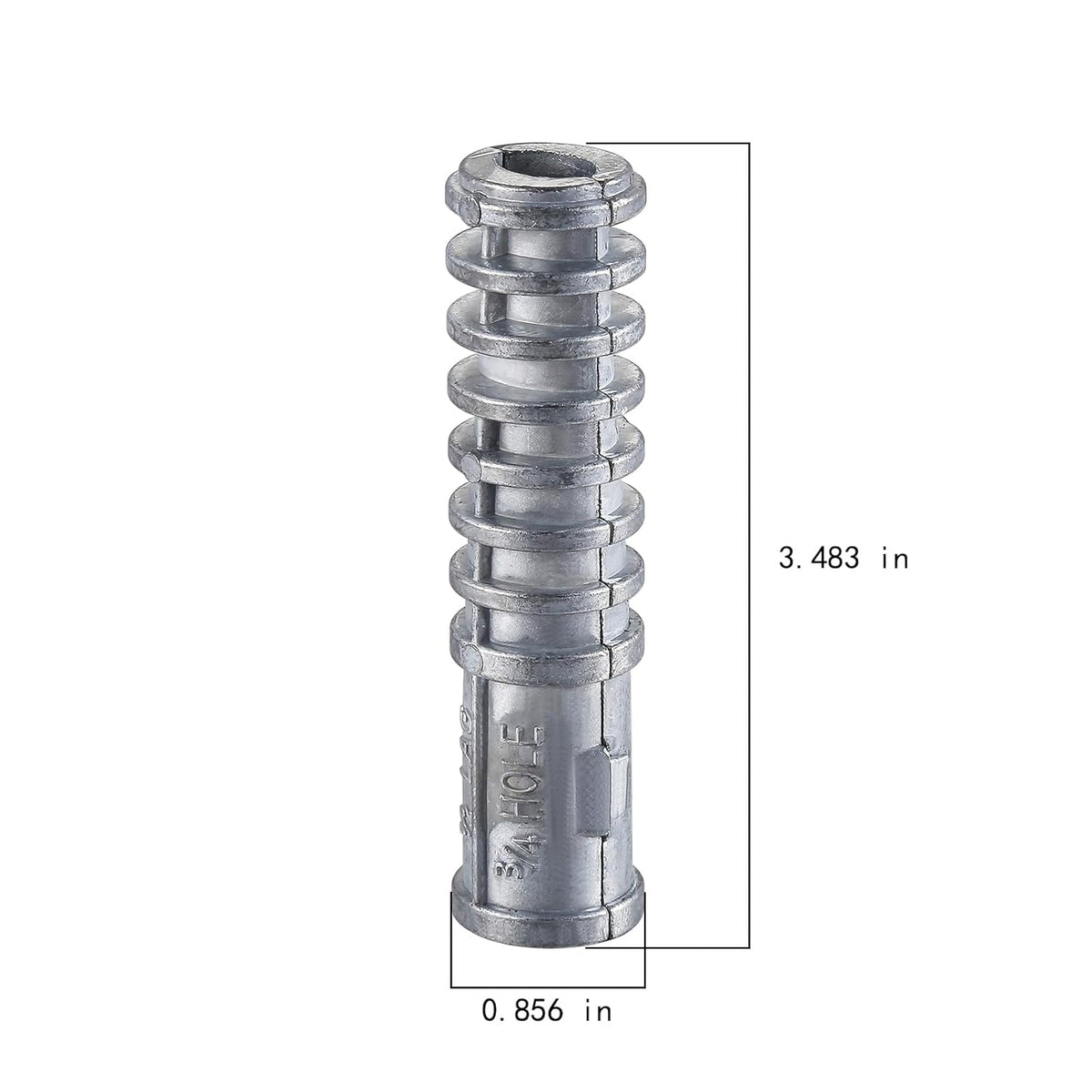 Wensilon(30pcs) 5/8 * 3 Lag Shield Anchor Long Zinc Alloy Bolts Concrete Anchors, Zinc Alloy Masonry Anchors Hole