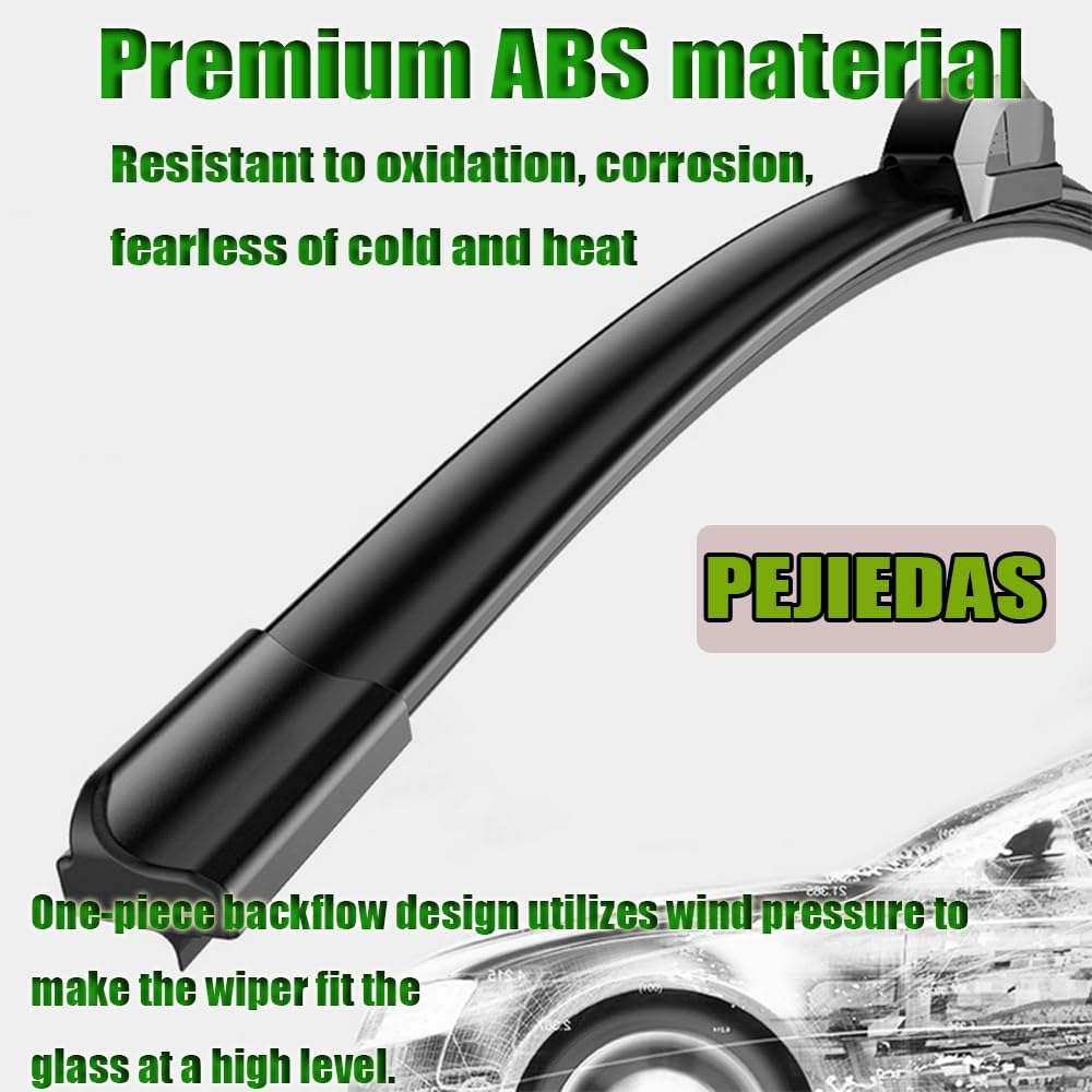 OEM Quality Front Wiper Blades, Replacement for 2002-2008 Toyota Corolla/2005-2019 Nissan Frontier/2005-2009 Subaru Legacy Outback, OE Original Style (24 Inch + 18 Inch Front Wiper Blades)