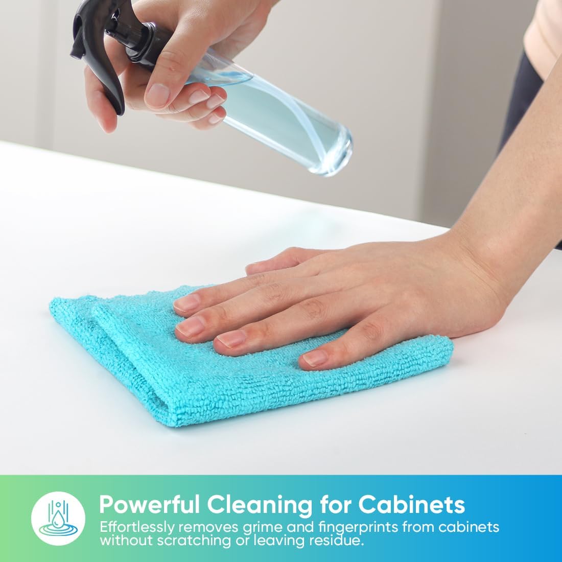 HOMEXCEL Microfiber Cleaning Cloths, 24 Pack Cleaning Rags for Kitchen, Lint Free, Scratch-Free, Highly Absorbent, and Reusable Cleaning Towels for House, Window and Glass, Cars, 11X9 inch