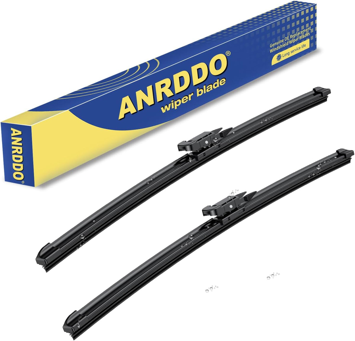 2 wipers Replacement for Volvo V70 XC70 2005-2007 XC90 2005-2014 S80 2004-2006 S60 2005-2009 Original Equipment Replacement Windshield Wiper Blades - 24"+22" (Set of 2)
