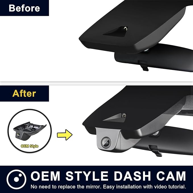 Mangoal 4K Dash Cam Custom for Lexus ES 2019 2020 2021 2022 2023 2024 2025 (Model B),ES350 ES300h F Sport ES250 and More,OEM Look, UHD 2160P Video,WiFi & App,Loop Recording,Easy to Install,64GB Card