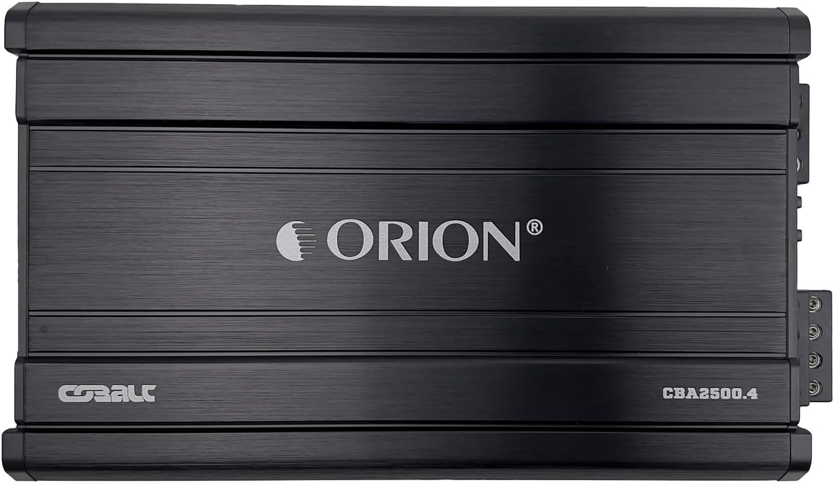 Orion Cobalt Series CBA2500.4 High Efficiency 4-Channel Class A/B Amplifier for Car Audio Stereo – 2500W High Output, 2/4 Ohm Stable, Adjustable Low/High Pass, Bass Boost, MOSFET Power Supply
