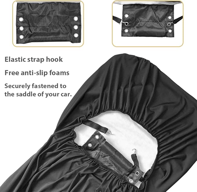 Ice and Fire Dragon Car Seat Covers Front Seats Only Breathable Stretch Polyester Fabric Cover Easy to Install Car Accessories Universal Fit for Most Vehicle