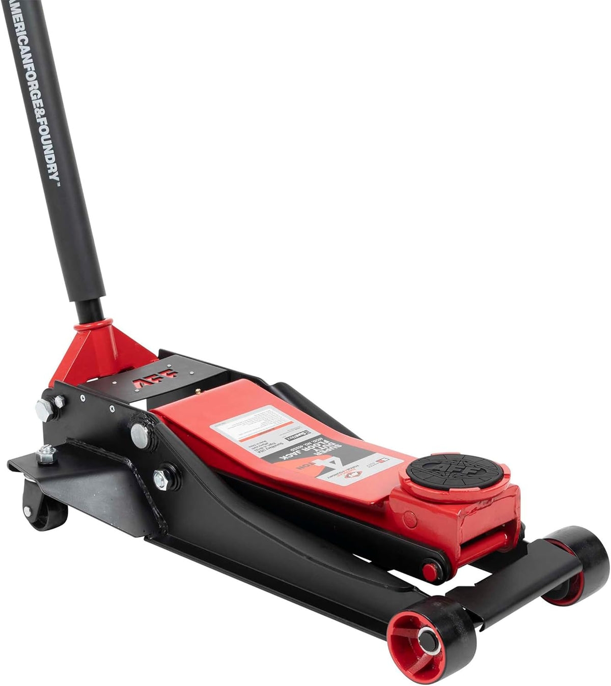 AFF 4 Ton Floor Jack - Low Profile Car Jack with Lightning Lift Hydraulic - Super Duty