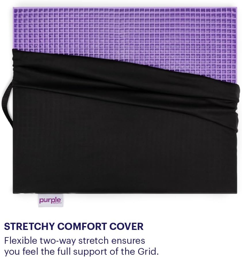 Purple Ultimate Seat Cushion | Pressure Reducing Grid Designed for Ultimate Comfort | Designed for Gaming | Made in The USA
