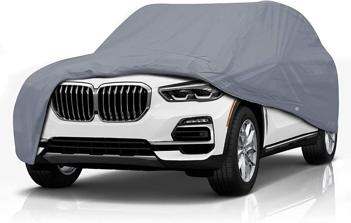 Supreme Full Car Cover – for Pontiac Vibe 2003-2010 Wagon 4-Door Semi Custom Fit Waterproof Full Coverage All Weather Windproof Dust Proof Indoor Outdoor Automobile