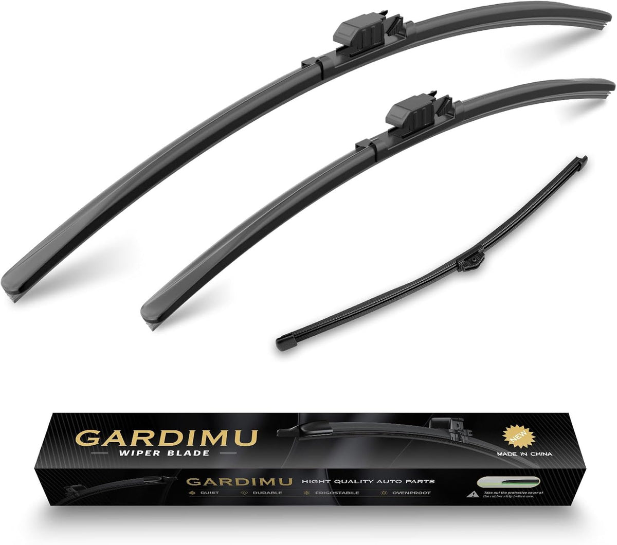 Replacement for BMW X2 2018-2023 Windshield Wiper Blade-3 Pieces of Car Front and Rear Window Wiper Blades