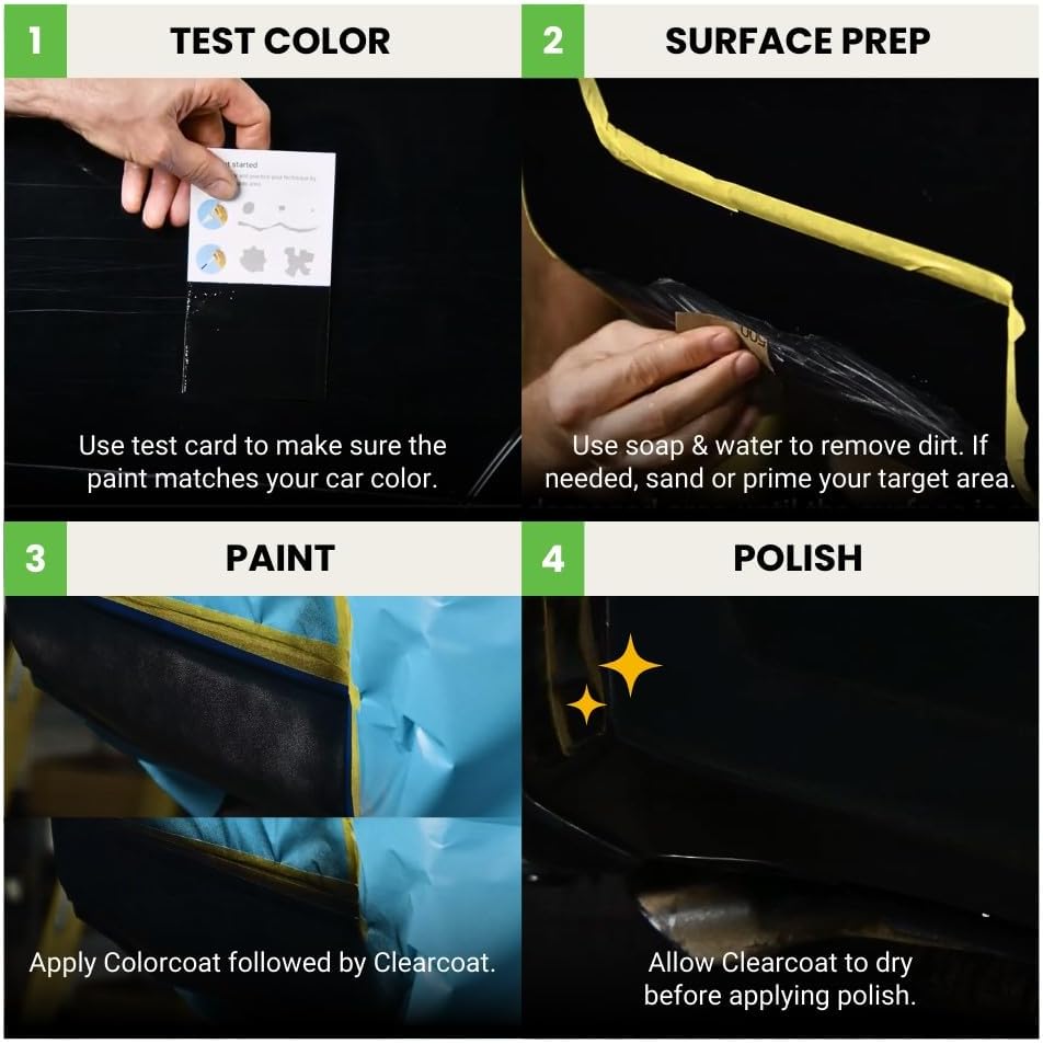 TouchUpDirect 3T3 Ruby Flare Pearl Compatible with Toyota Exact Match Touch Up Paint Aerosol - Essential Kit