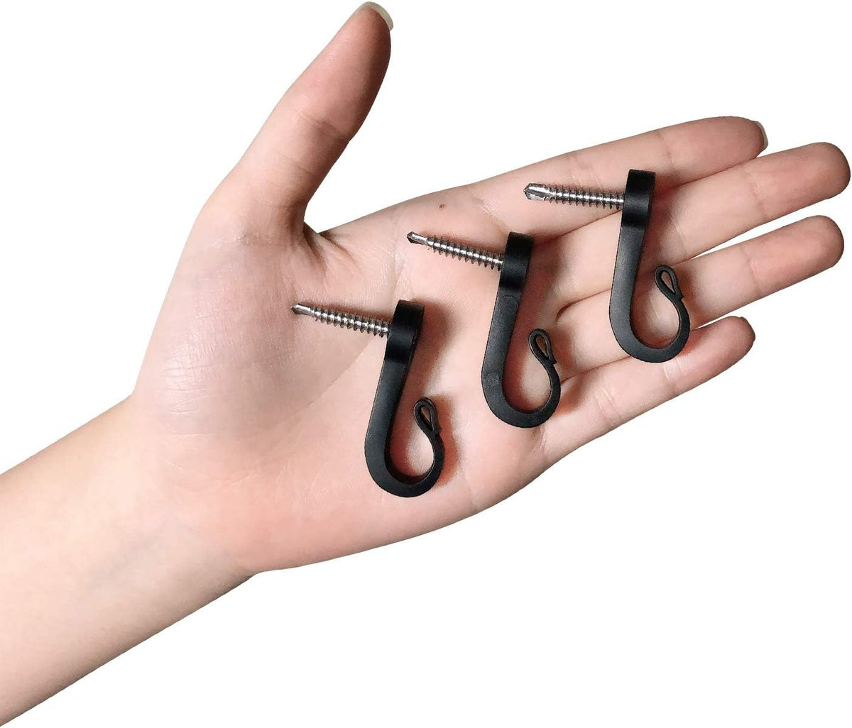 28-Pack Q-Hanger Hook for Indoor and Outdoor Christmas Lights, Garage, New Year Party - Home String Light Hangers With Screw