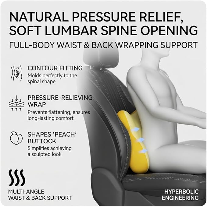 Car Headrest Pillow & Lumbar for Audi A1 GB Sportback 5Door 2018 2019 2020 2021 2022 2023, Car Seat Neck Pillow Back Support, Breathable All-Season Automotive Seat Cushions, 2PCS,B Gray