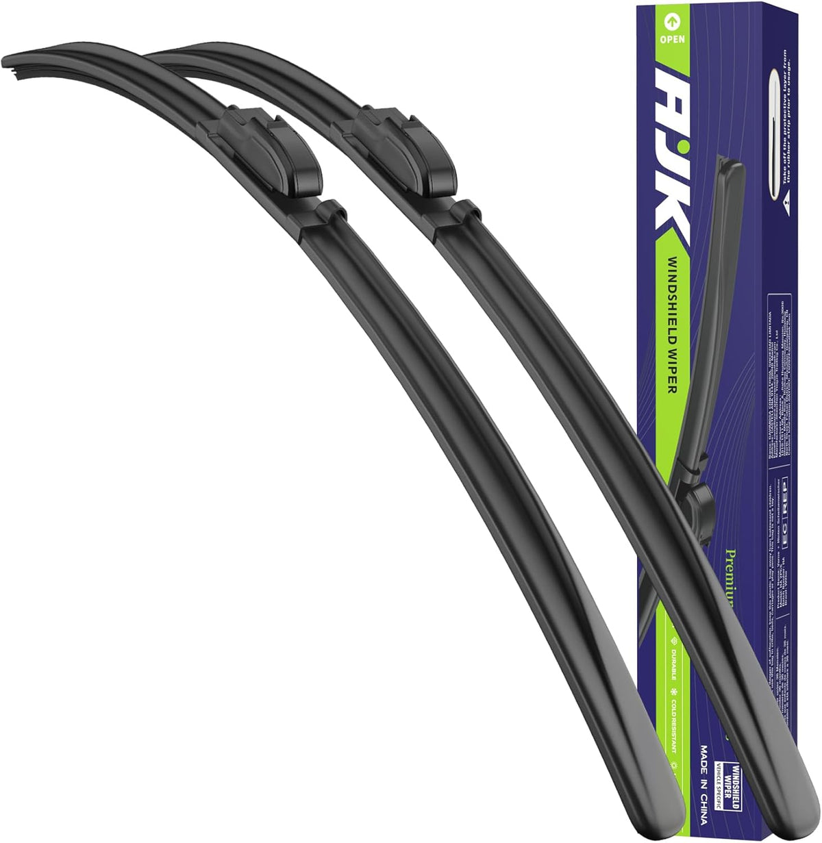 AJK Windshield Wiper Blade, OEM Quality Front Windshield Wipers for Honda Civic 2016 2017 2018 2019 2020 2021, 26" 18" Window Blades (Set of 2)
