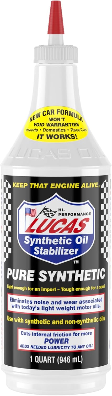 Lucas LUC10130 Synthetic Oil Stabilizer. Quart