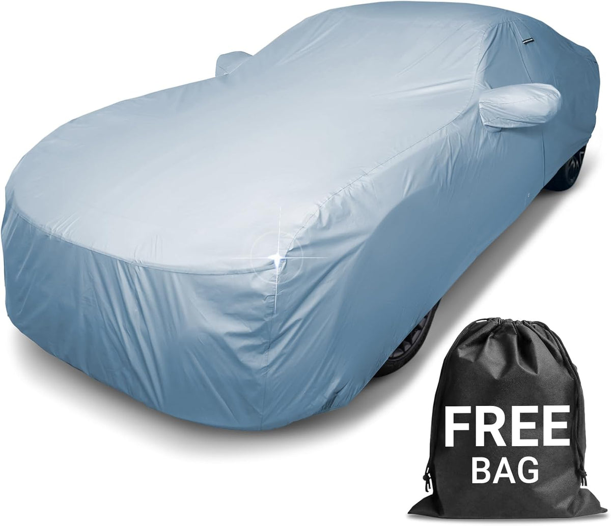 iCarCover Premium Car Cover for 2004-2006 Pontiac GTO Heavy Duty Waterproof All-Weather Automobiles Custom Fit Indoor Outdoor UV Snow Protection Covers with Straps and Bag