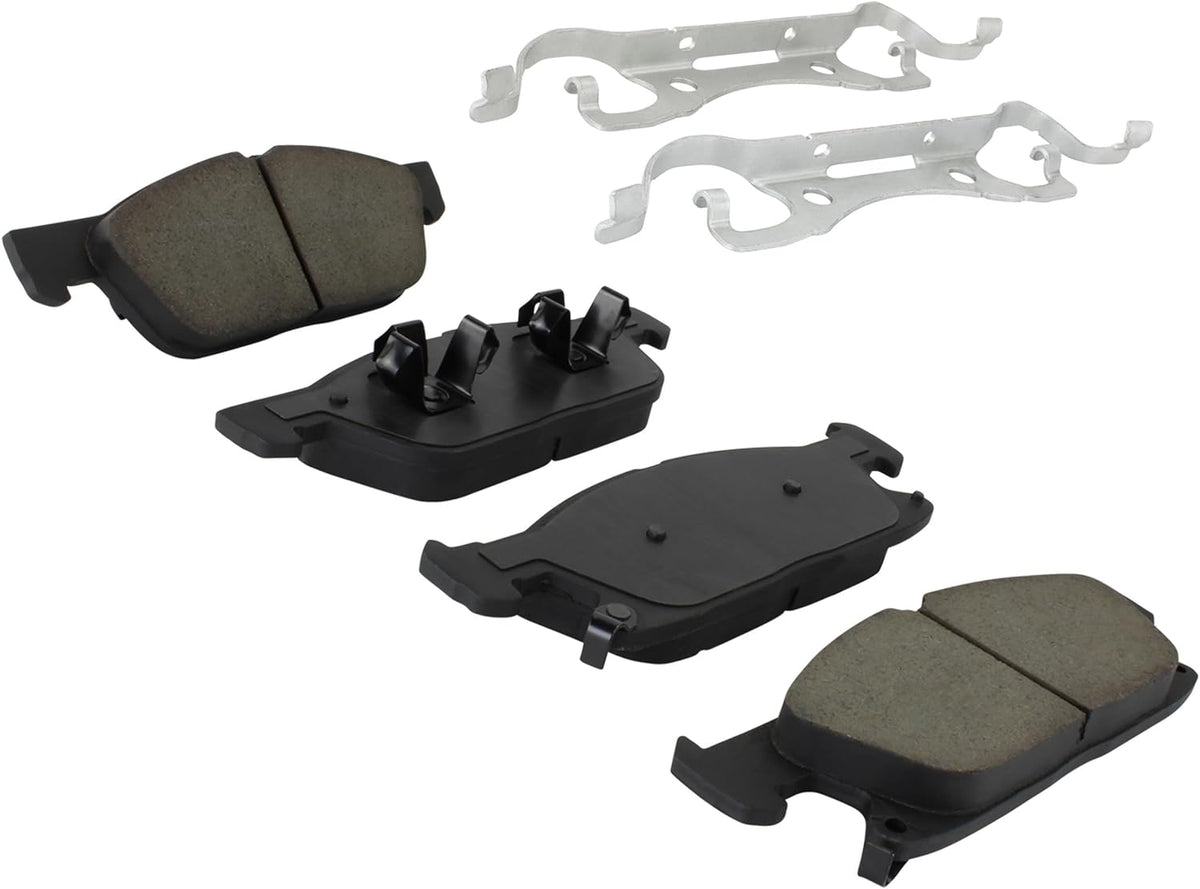 Premium Ceramic Front Brake Pads (1001-2180C) Compatible with Ford Edge 2019-2024, Lincoln Nautilus 2019-2020
