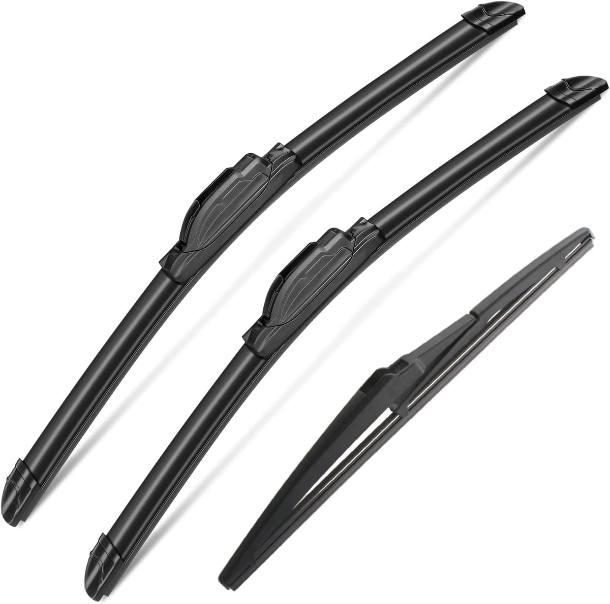 3 Wipers Set for Jeep Grand Cherokee 2014 2015 2016 2017 2018 2019 2020 2021, Windshield Wiper Blades Original Equipment Replacement Front and Rear- 22"/21"/10" (Pack of 3) J- HOOK