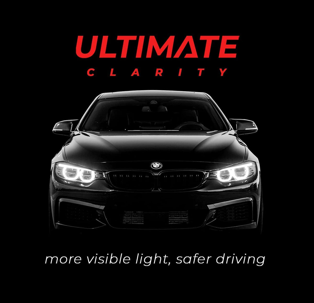 VViViD+ Ultimate Headlight Taillight Tint Vinyl Wrap (12" x 7ft, Light Smoke)