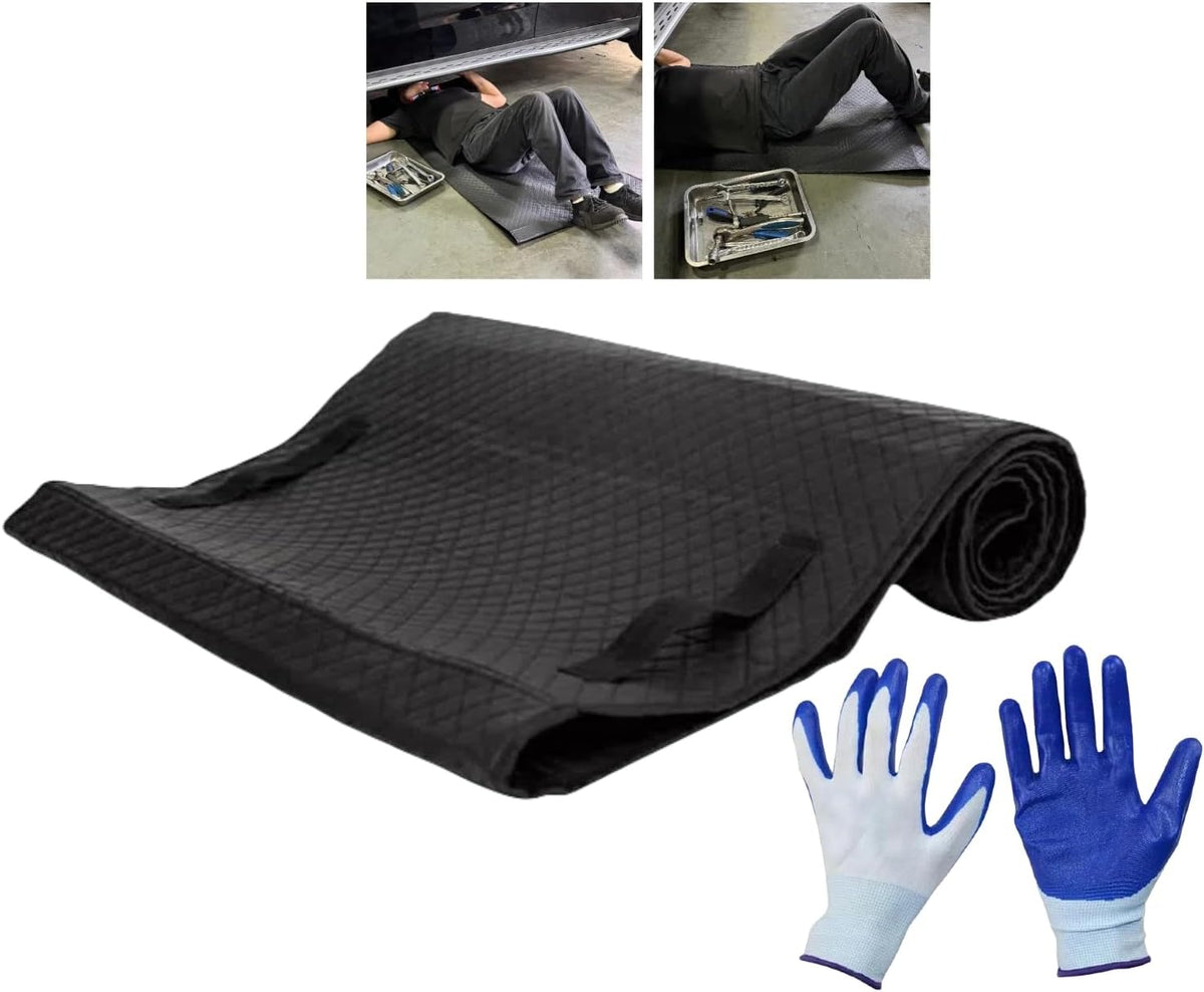 Magical Rolling Creeper Mat Car Repair Garage Mat 60"X28",Made Available for Self-Driving Tour、Long-Haul Truck for Working On The Ground Working Excellent auto Mechanic Repair mat