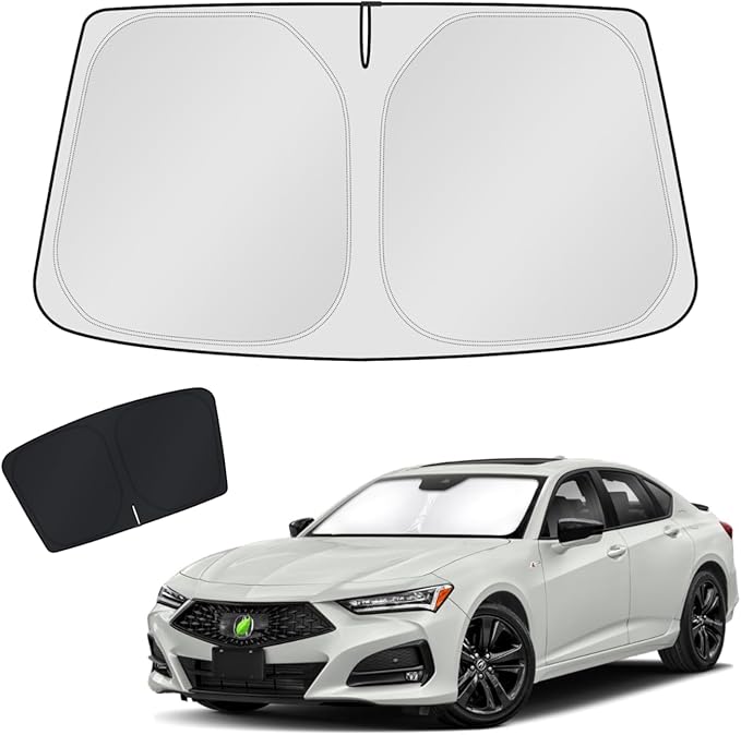 KUST Windshield Sun Shade for 2021-2025 2026 Acura TLX Sedan Accessories Sunshade Window Sun Visor Protector Foldable Blocks UV Rays Keep Your Car Cooler