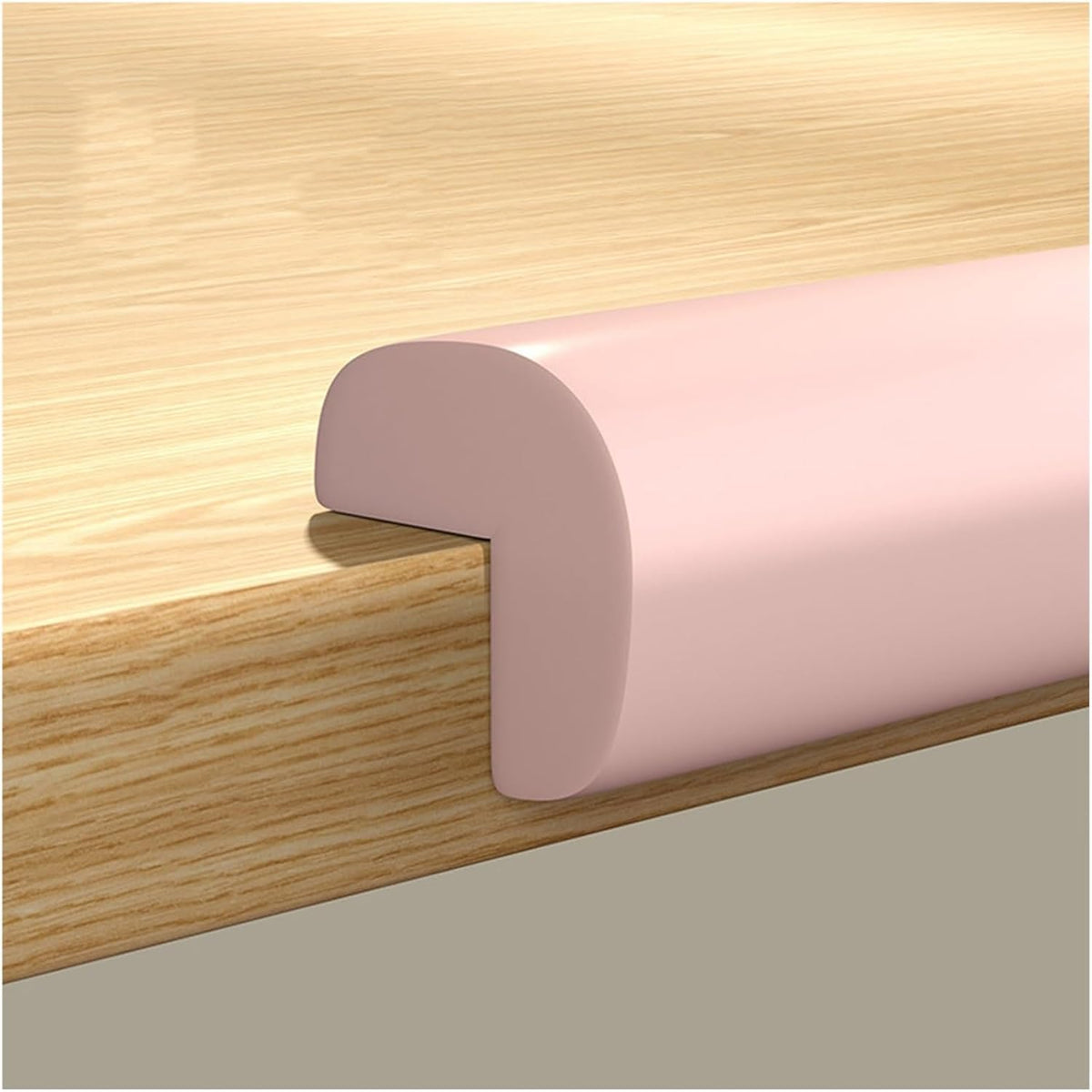 XPLKQXE Sharp Edge Safety Corner Edge Foam Padding, Edge Guards Bumpers Adhesive, Edge Corner Protector Guards for Table Edges & Sharp Corners(Pink,3pcs)