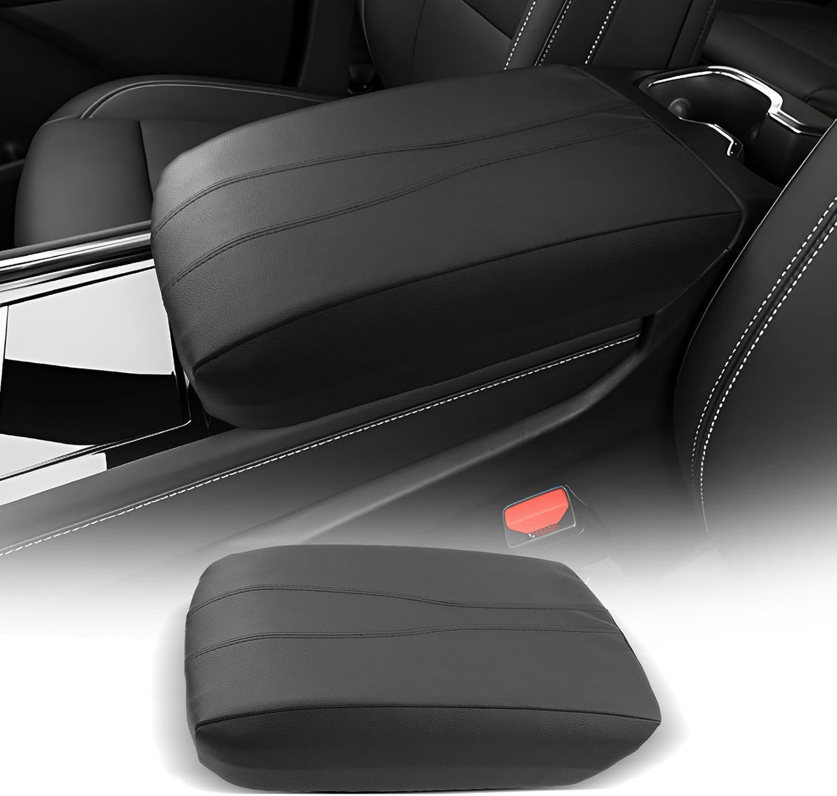 CDEFG for 2025 2026 GMC Acadia Center Console Cover Armrest Box Cover Acadia (Elevation, AT4, Denali) Accessories Console Arm Rest Protector