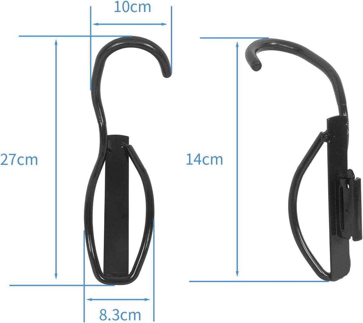 E-Track Bike Hooks, Heavy Duty Wall Mounted Bike Storage Rack Bike Mount for E-Track (2 Pack)