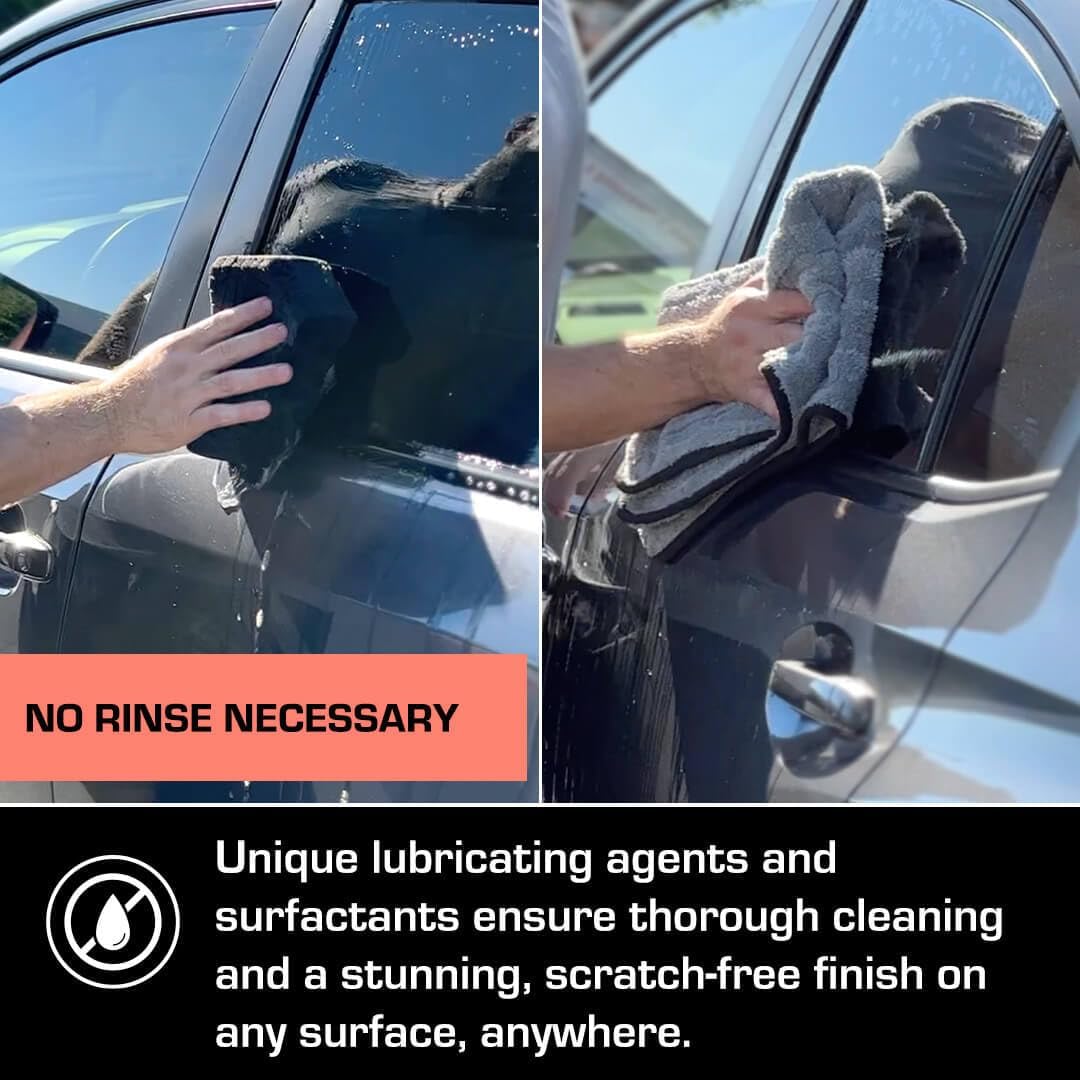 Ethos Hybrid Ceramic Rinseless Car Wash - Spot Free Rinse for Cars Waterless Wash - No Rinse Wash - Spot Free Car Wash (16oz)