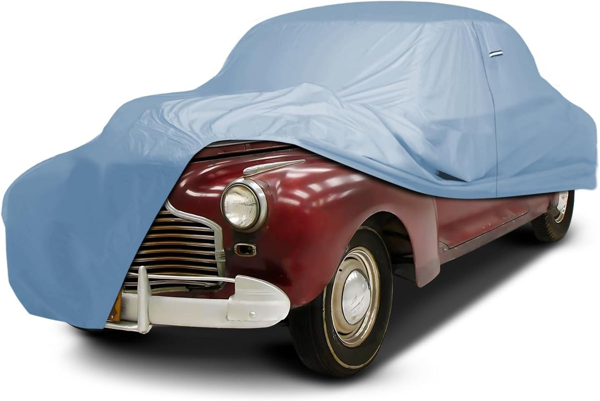 iCarCover Premium Car Cover for 1939-1941 Chevy Business Coupe Heavy Duty Waterproof All-Weather Automobiles Custom Fit Indoor Outdoor UV Snow Protection Covers with Straps and Bag