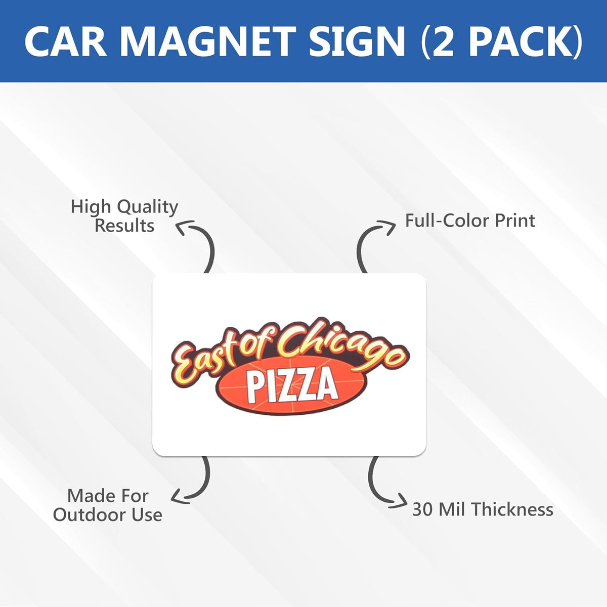 Custom Car Magnet Signs for Businesses (16"x22" Rectangle) 2 pk - Personalized Car Magnets for Advertising and Vehicle Promotion - Advertising Magnets for Cars Door - Professionally Printed