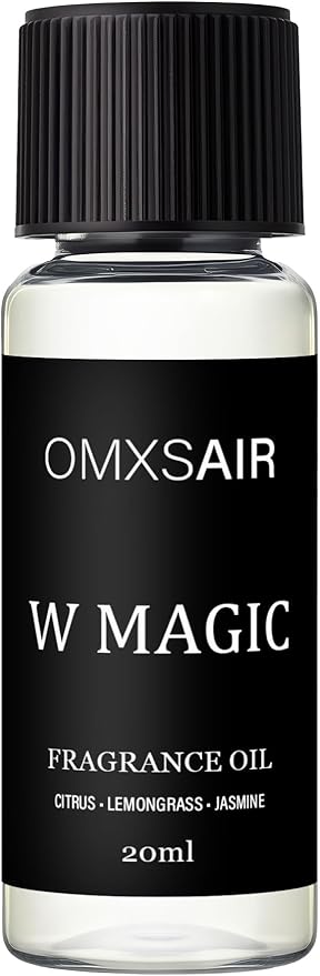 Luxury Hotel Scent W Maigc Oil Diffuser Refill Kit | Long Lasting Essential Oil for Large Room, HVAC & Car Waterless Fragrance Diffusers| Nanotech Formula| Spa Calming Aromatherapy Oil (20ml/0.7FL oz)