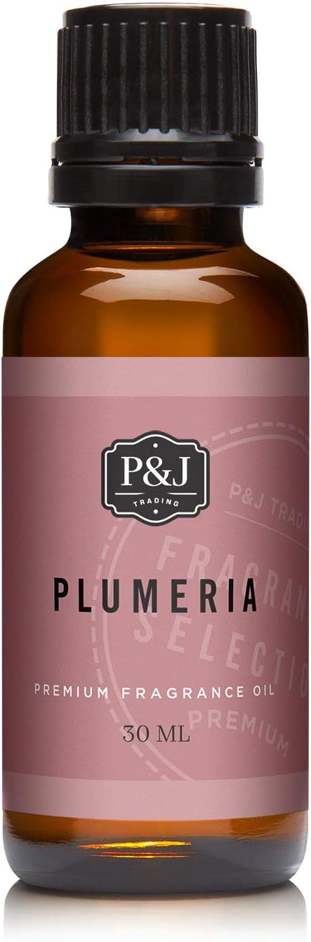 P&J Trading Fragrance Oil | Plumeria Oil 30ml - Candle Scents for Candle Making, Freshie Scents, Soap Making Supplies, Diffuser Oil Scents
