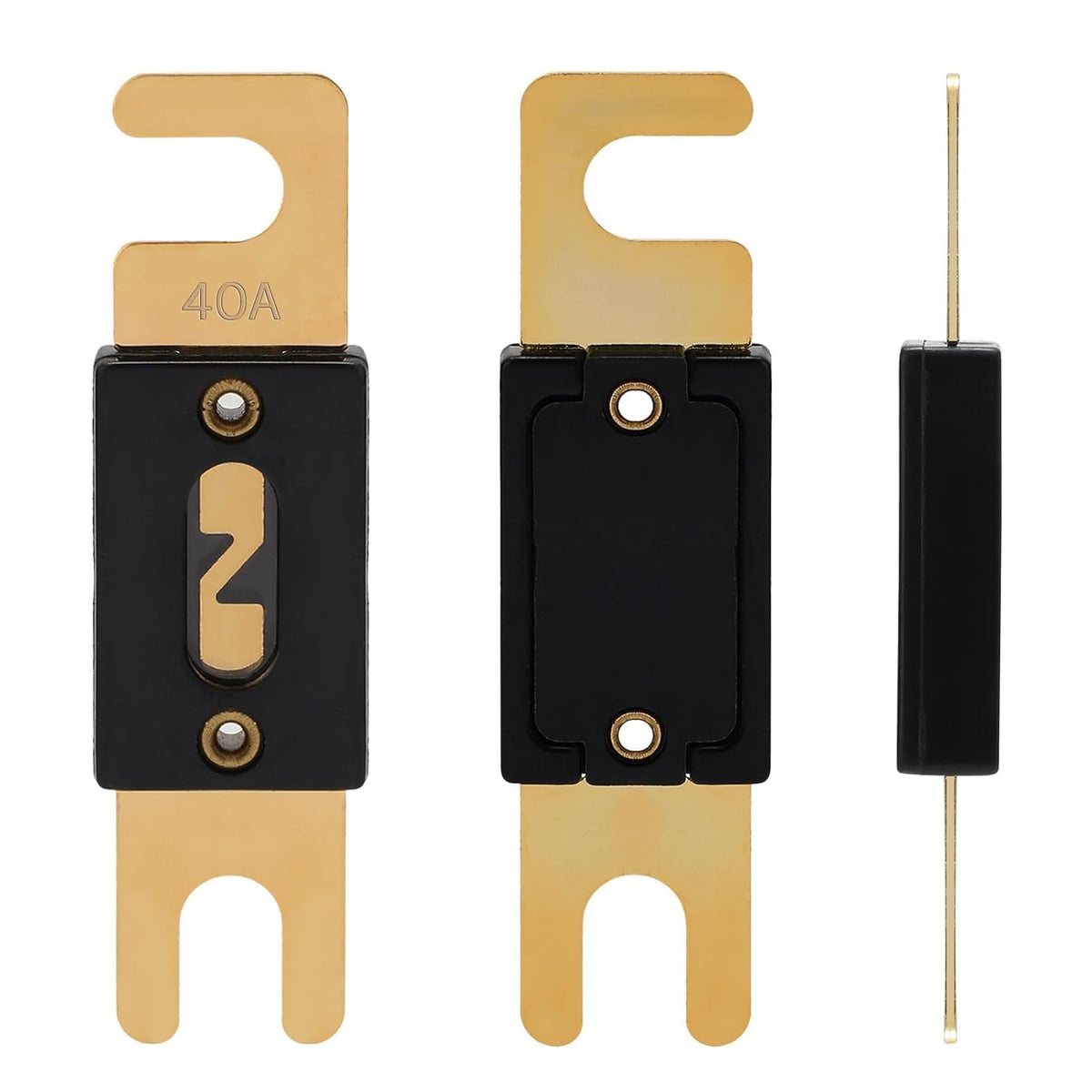 40A ANL Fuse 40 Amp Inline Blade Fuses 32V for Car Audio Inverter Automotive Stereo (Pack of 3 pcs)