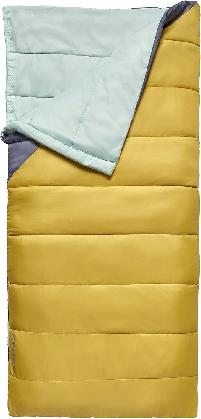 Kelty Campground Kit, Sleeping Bag and Sleeping Pad Set & Combo Includes 40 Degree Fahrenheit Rectangular Sleeping Bag and Self-Inflating Sleeping Pad - Beginner Car Camping Kit