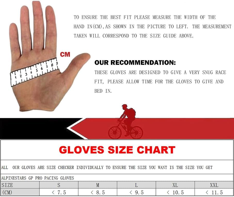 Dirt Bike Motorcycle Gloves for Men Women Finger Touchscreen Motorbike Gloves for BMX ATV MTB Riding, Road Racing, Cycling, Climbing, Motocross
