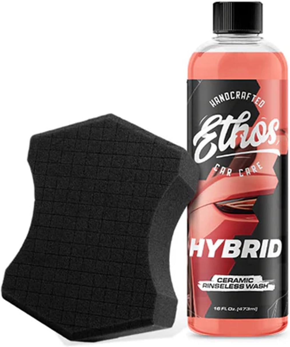 Ethos Hybrid Wash Sponge - Wash Sponge Car Detailing Sponges - Enhanced Cleaning Power Car Sponges for Detailing - Safe for All Types of Paint and Wheel Finishes