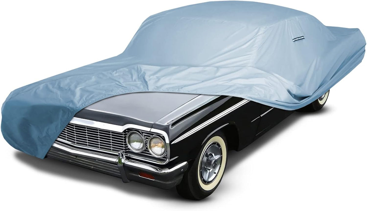 iCarCover Premium Car Cover for 1962-1970 Chevy Impala Wagon Heavy Duty Waterproof All-Weather Automobiles Custom Fit Indoor Outdoor UV Snow Protection Covers with Straps and Bag