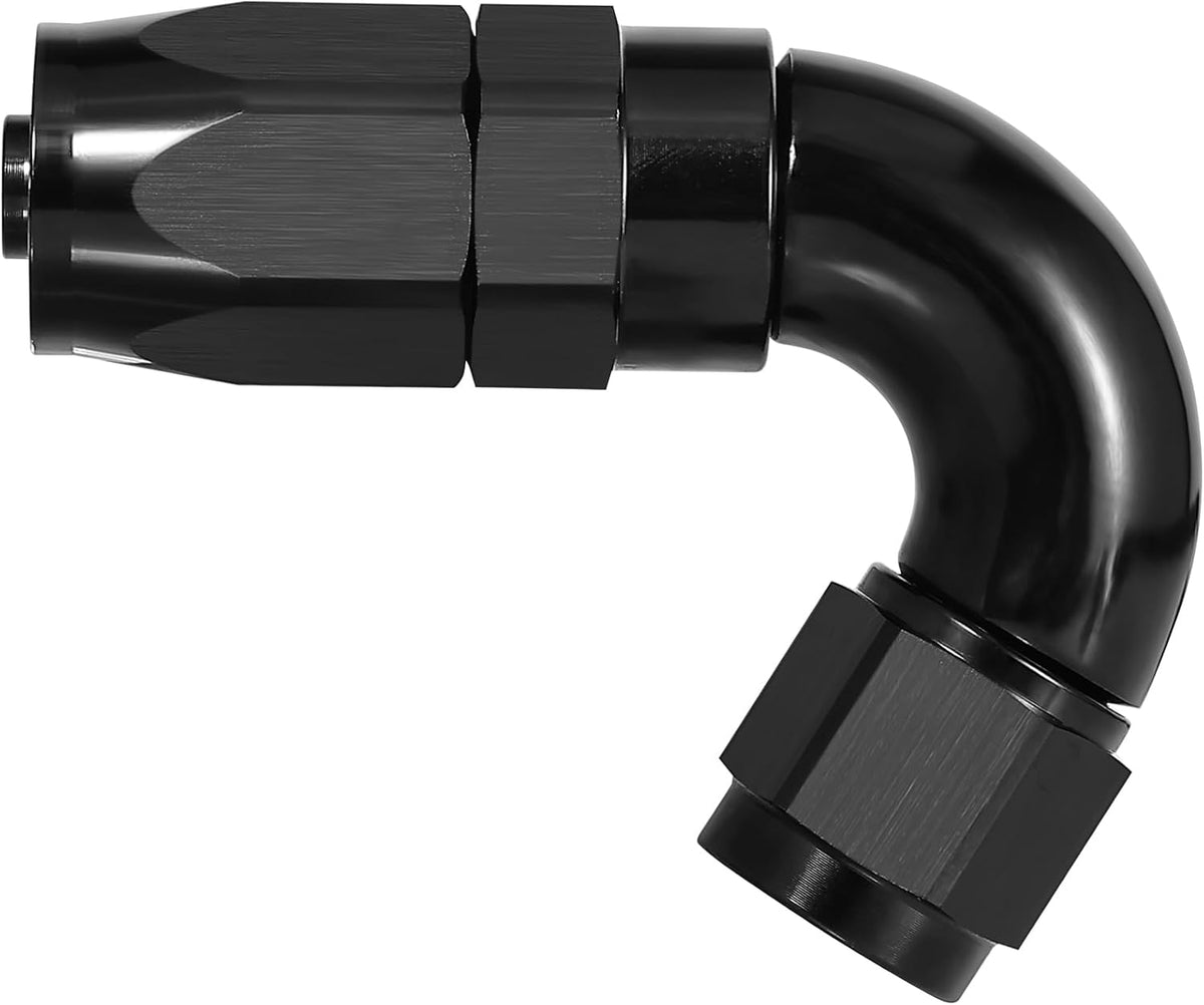 EVIL ENERGY 8AN 120 Degree One Piece Full Flow Hose End Fitting Swivel For CPE Braided Hose