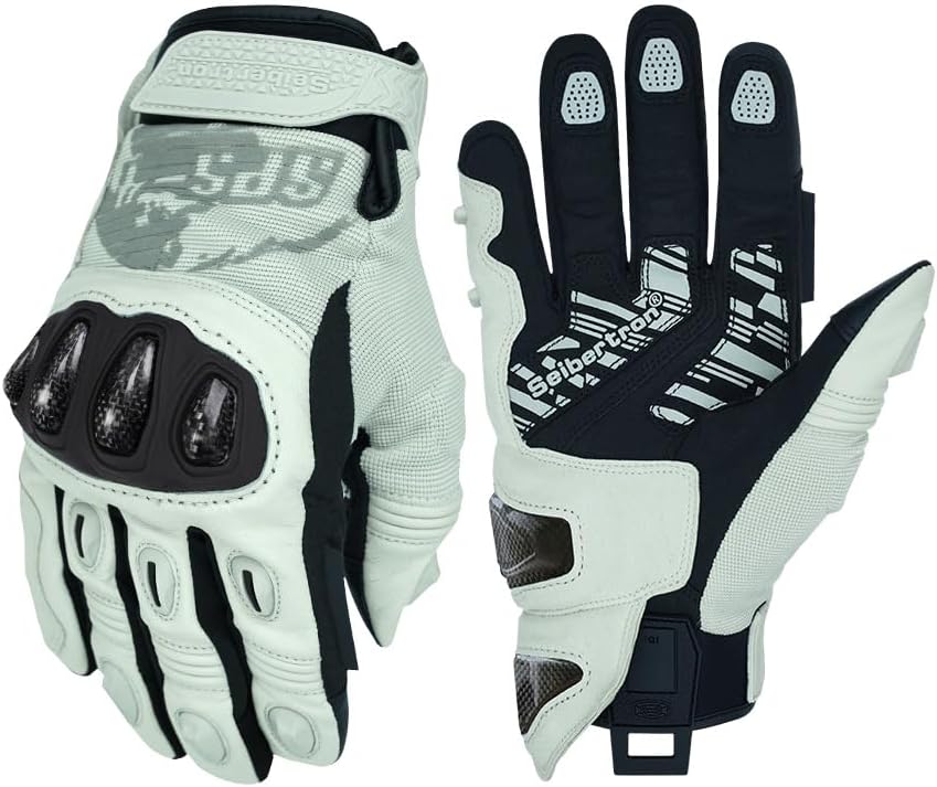 Seibertron SPS Series Touchscreen Motorcycle Motocross BMX ATV MTB Bicycle Cycling Full or Half Finger Gloves Adult and Youth