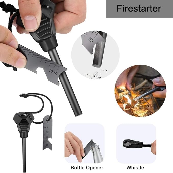 Gifts for Men Dad Him Birthday Christmas Fathers Day, Cool Gadget/Survival Gear and Equipment, Unique Camping Hunting Hiking Outdoor Gear, Gift Idea for Valentines Day Boyfriend Boys Stocking Stuffer