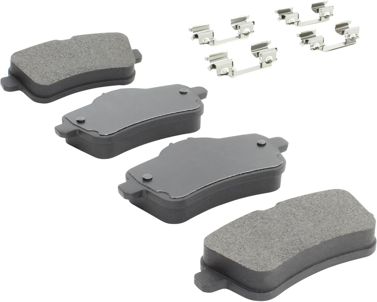 Premium Semi-Metallic Rear Brake Pads (1001-1630M) Compatible with 2012-2020 Mercedes-Benz (CLA45 AMG/GL350/GL450/GL500/GL550/GLA45 AMG/GLE300d/GLE350/GLE400/GLE43 AMG/GLE63 AMG & More)