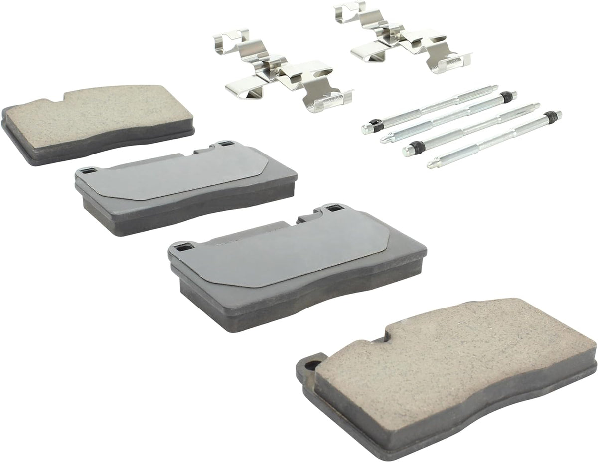 Premium Ceramic Front Brake Pads (1001-1663C) Compatible with Audi A6 Quattro 2019-2019, Audi A7 Quattro 2018-2018, Audi Q5 2013-2017, Audi Q7 2007-2015