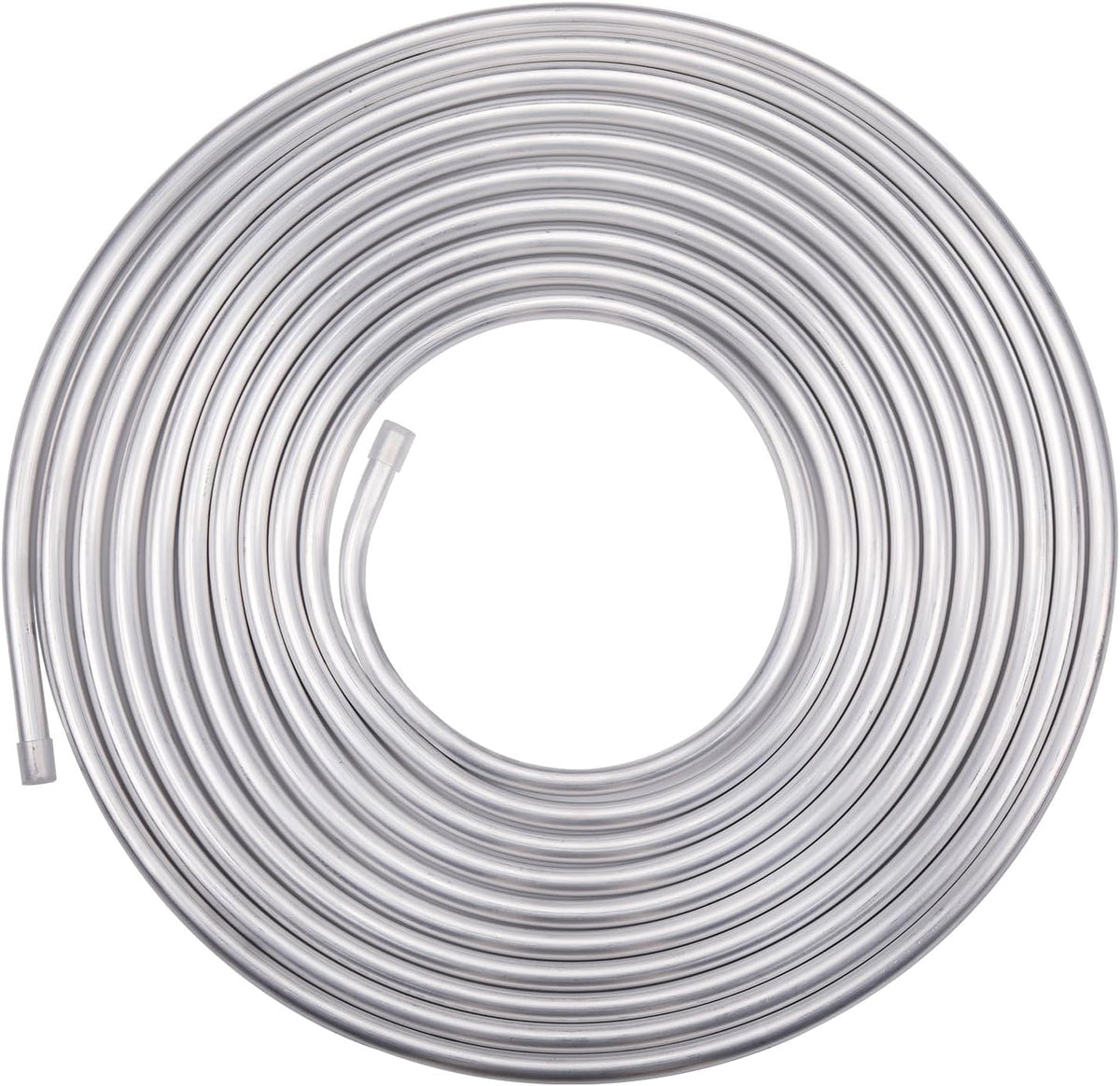 3/8" OD Aluminum Hard Fuel Line Hardline Tube Tubing Coil 16 Feet Roll