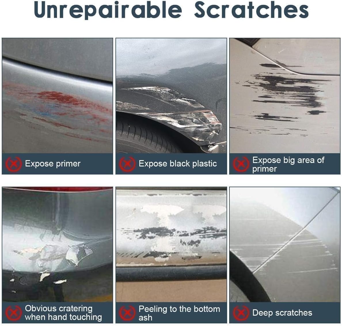 Car Scratches Remover,6 Pack 2025 Nano Sparkle Cloth for Car Scratches Multi-Purpose Nano Magic Cloth Easy to Repair Paint Scratches,Water Spots Surface Polishing